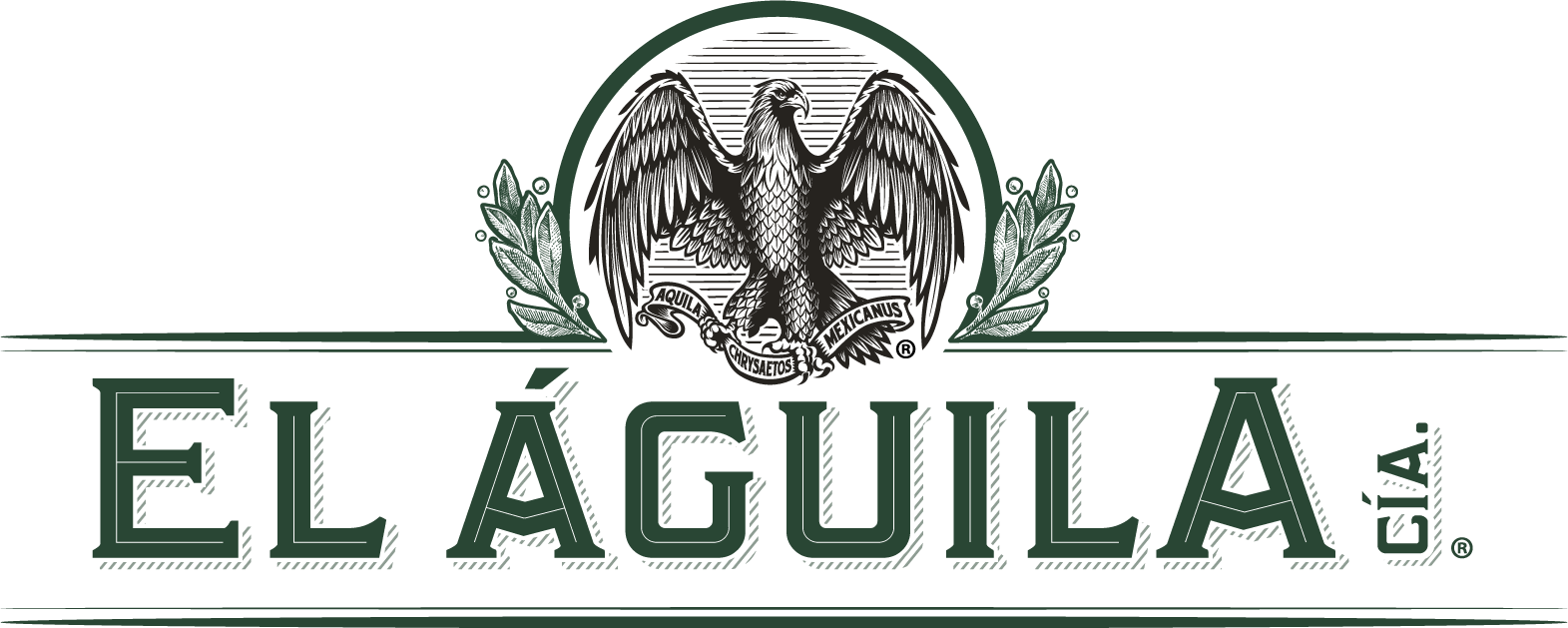 Logotipo oficial de Tequila El Águila sobre fondo [blanco / transparente / oscuro]